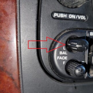 2005 Dodge Karavan Radyo Düğmesi ABS Baskı 00650