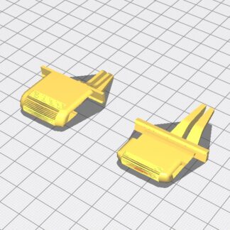 Mitsubishi lancer 9 Havalandırma Düğmesi ABS Baskı 2 Adet 00656