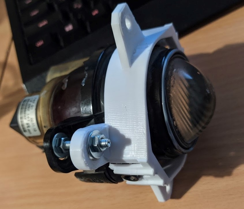 Opel Astra J 2010 Far Montaj Braketi Sağ ve Sol ABS Baskı 00696