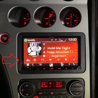 Alfa Romeo 159 Radyo Çerçevesi ABS Baskı 00703