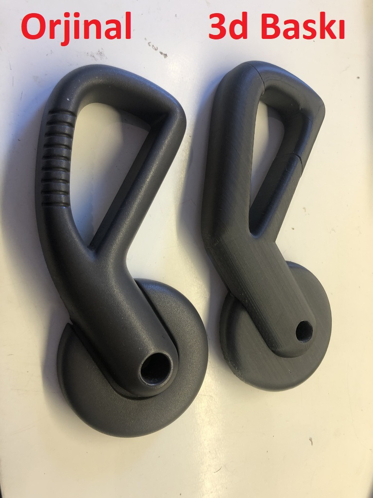 Peugeot 206 Koltuk Yatırma Kolu ABS Baskı 00724