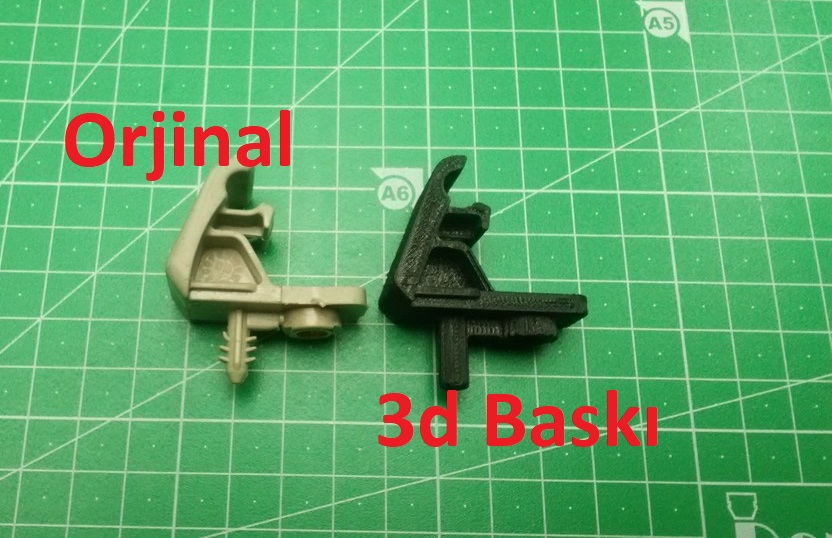 Alfa Romeo 147 güneşlik klipsi 2 Adet ABS Baskı 00726 - Görsel 2