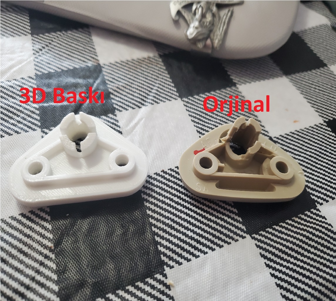 Subaru Forester Güneşlik Takozu ABS Baskı 2 Adet 00734 - Görsel 2