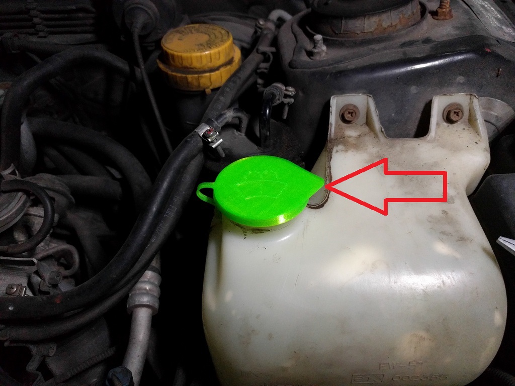 Subaru Forester Cam Suyu Kapağı TPU Baskı 00736