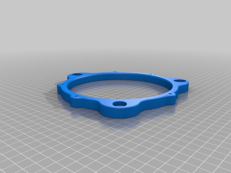 Subaru Forester 6,5 İnch Hoparlör Braketi ABS Baskı 00739 - Görsel 3