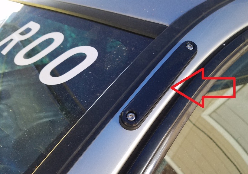 Subaru Impreza Anten İptal Braketi TPU Baskı 00746