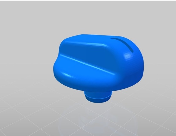 Peugeot 306 Fan Düğmesi ABS Baskı 00747 - Görsel 2