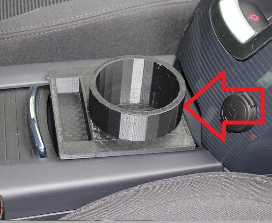 Peugeot 5008 Bardaklık ABS Baskı 00748