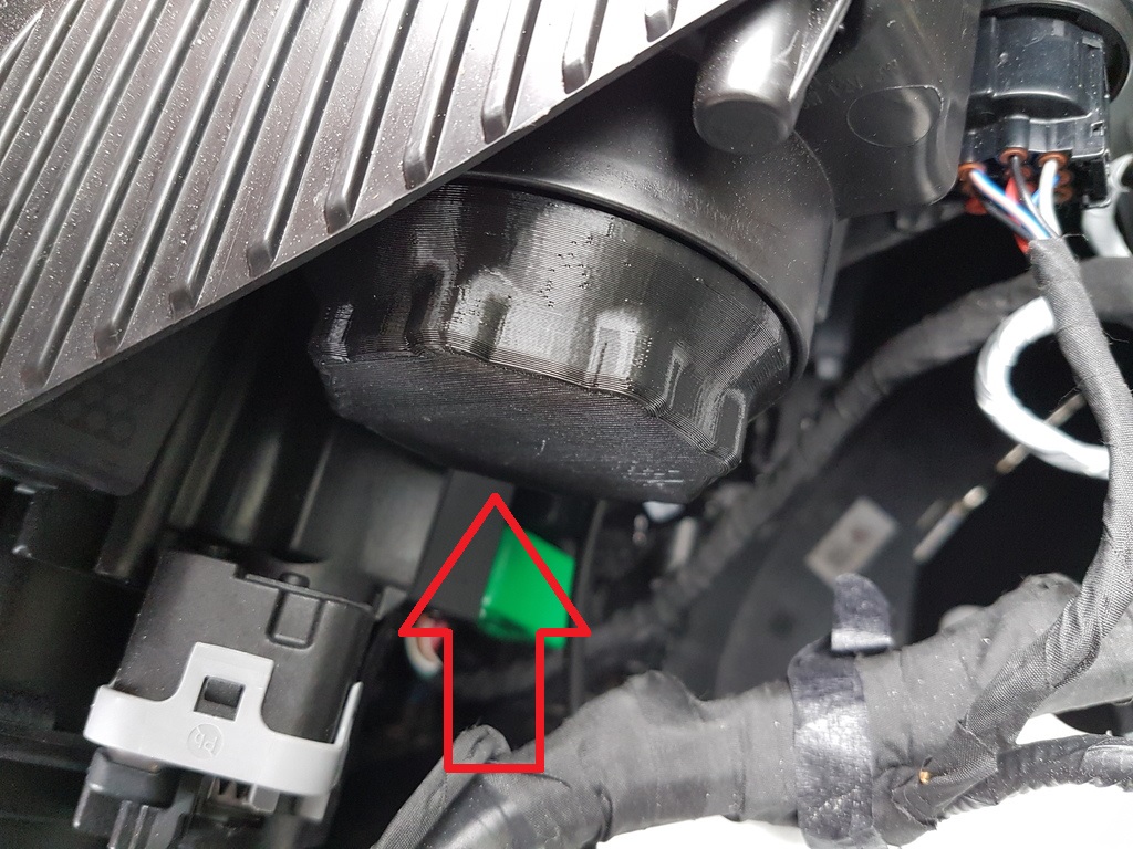 Hyundai Ioniq Uzun Farlar İçin Far Kapağı ABS Baskı 00751