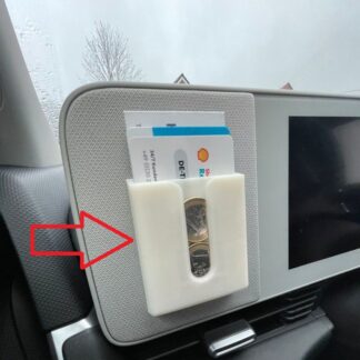 Hyundai Ioniq Kart ve Bozuk Para Tutma Aparatı ABS Baskı 00752