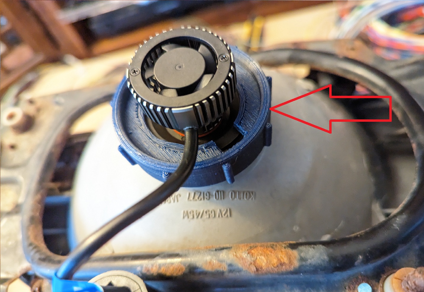 Toyota Camry Far Tutucu Braket ABS Baskı 00768 - Görsel 3