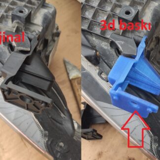Honda Accord Far Montaj Braketi Sağ ve Sol ABS Baskı 00778