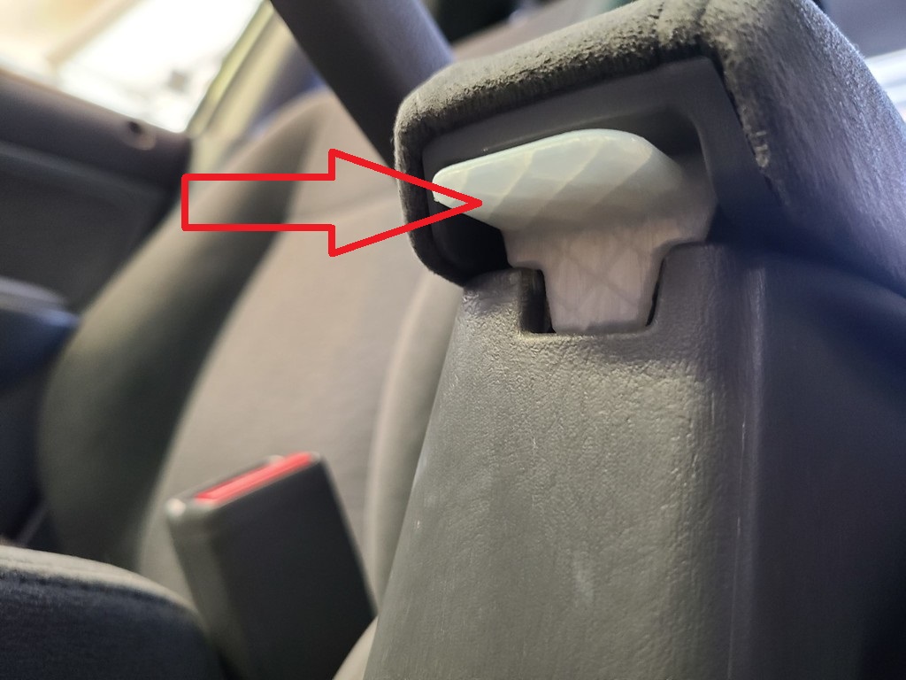 Honda Civic - Accord Uyumlu Kolçak Mandalı ABS Baskı 00785 - Görsel 4