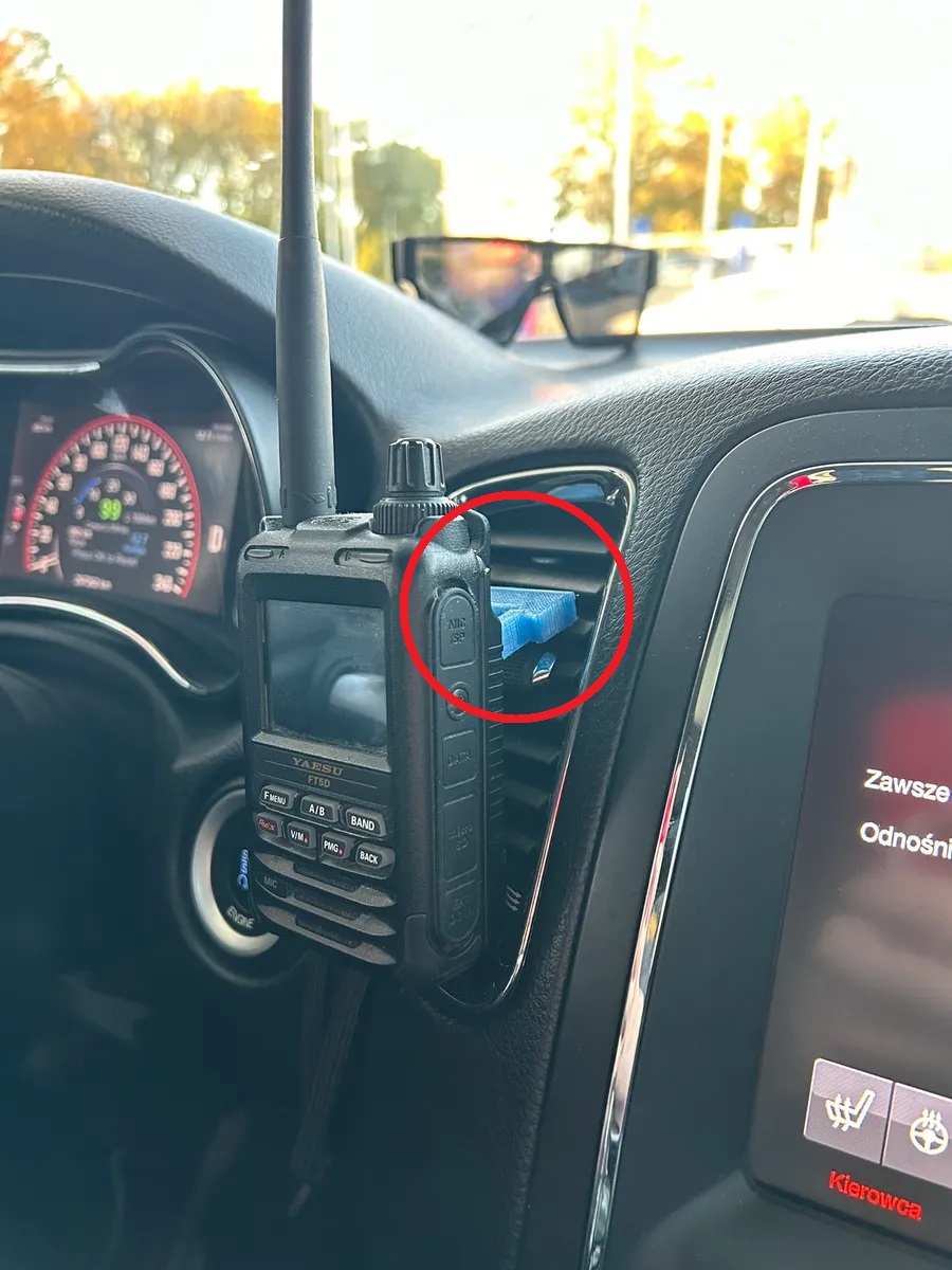 Araç İçi Telsiz Tutucu ABS Baskı 00463