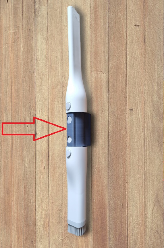 Mijia Elektrikli Süpürge 2 ve Fırçasını Duvarda Tutma Braketi ABS Baskı 01027