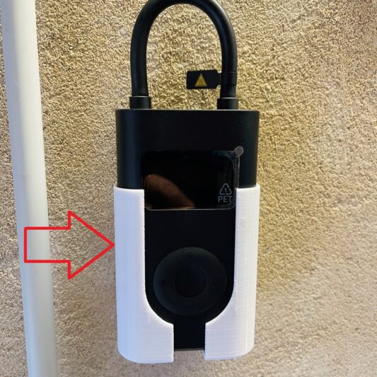 Xiaomi Mi Taşınabilir Elektrikli Hava Kompresörü S1 Duvara Montaj Braketi ABS Baskı 01029