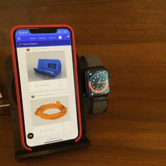 iPhone ve Apple Watch için şarj standı Braketi Pla Baskı 01032