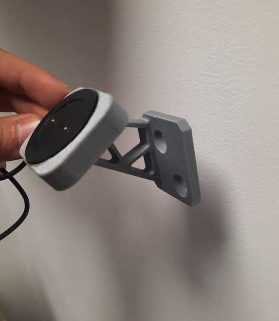 Xiaomi Watch Duvar Montaj Braketi, Kablosuz Şarj Uyumlu ABS Baskı 01038 - Görsel 2