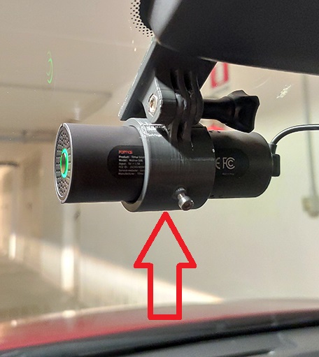 Xiaomi 70mai Araç İçi Montaj Braketi ABS Baskı 01042