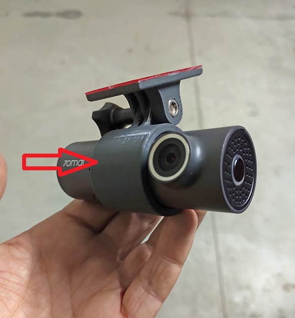 Xiaomi 70mai Araç İçi Montaj Braketi ABS Baskı 01042 - Görsel 2