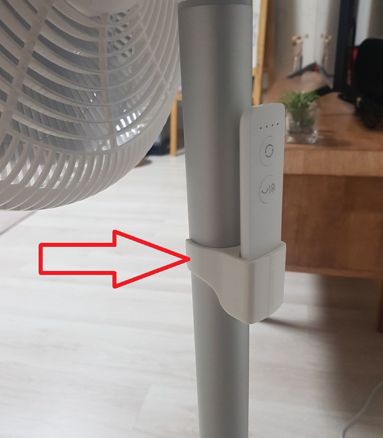 Xiaomi Akıllı Fan Kumanda Tutma Braketi ABS Baskı 01044