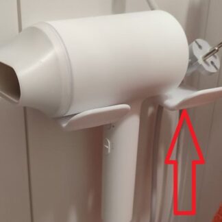 Xiaomi ve Dyson Uyumlu Saç Kurutma Makinası Tutma Braketi ABS Baskı 01051