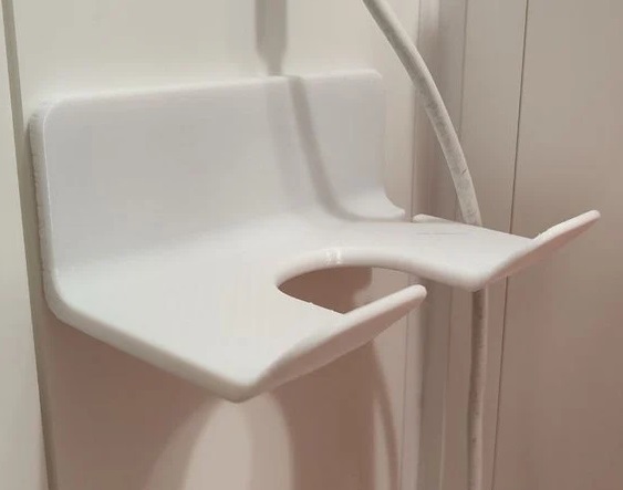 Xiaomi ve Dyson Uyumlu Saç Kurutma Makinası Tutma Braketi ABS Baskı 01051 - Görsel 2