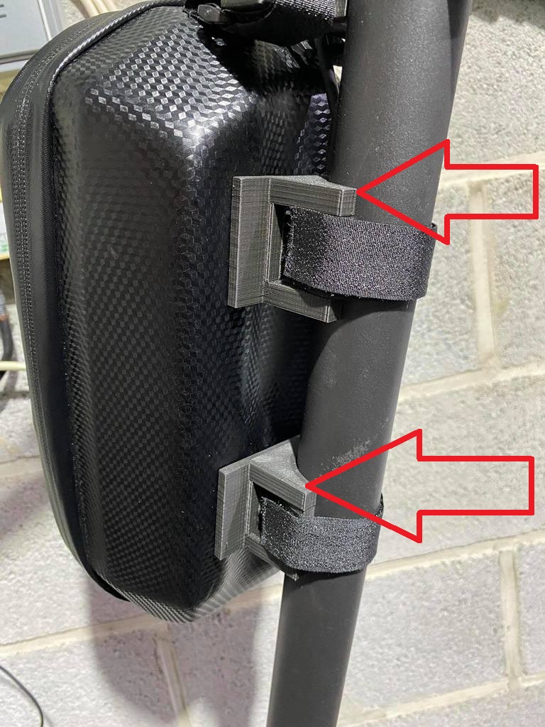 Xiaomi Schooter Çanta Tutma Braketi 2 Adet ABS Baskı 01067