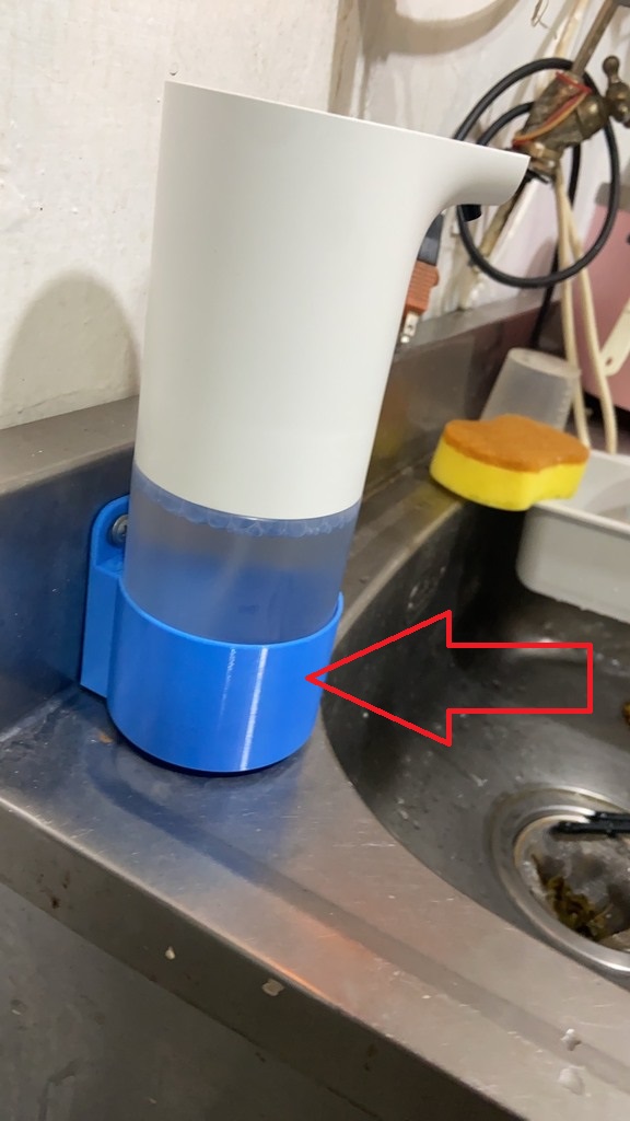 Xiaomi Otomatik Sabunluk Tutucu ABS Baskı 01071