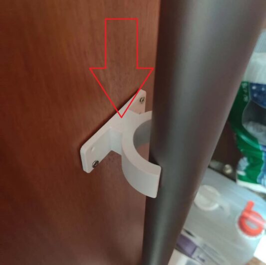 Dreame V9P Boru Tutma Braketi ABS Baskı 01073