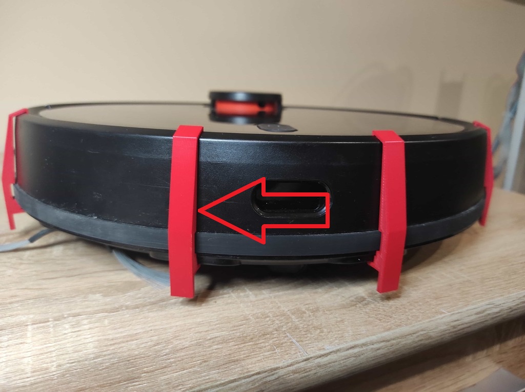 Xiaomi Robot Pro STYJ02YM Süpürge Koruma Braketleri 6 Adet ABS Baskı 01082