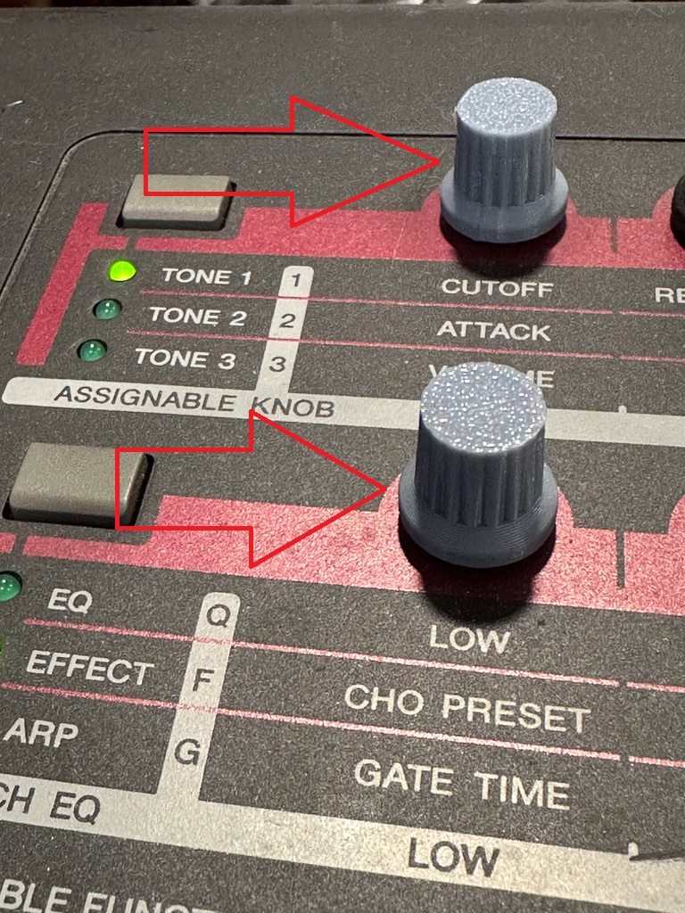 Yamaha MOX Klavye Düğmesi 2 Adet ABS Baskı 01099