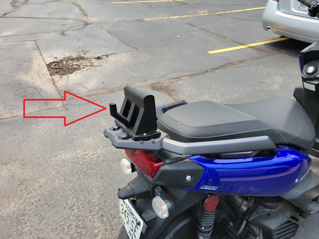 Yamaha Zuma BWS 125 Kask Kancası Braketi ABS Baskı 01100