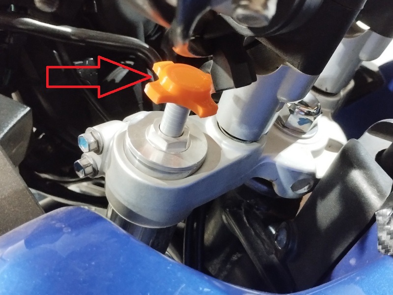 Yamaha XT660Z Ön Çatal Ayarlama Braketi ABS Baskı 01101