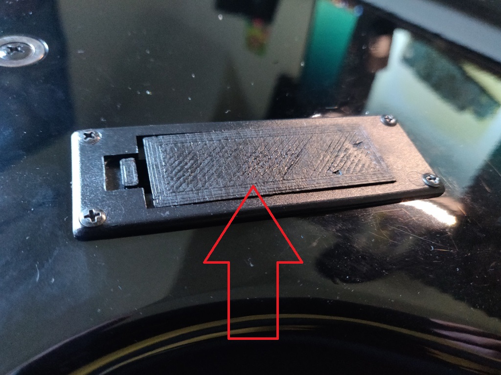 Yamaha RBX 375/374 Uyumlu Pil Kapağı ABS Baskı 01116