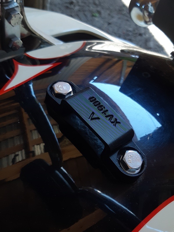 Yamaha XV1900 Yolcu Koltuğu Braketi ABS Baskı 01128 - Görsel 2