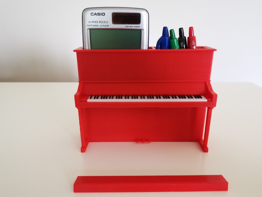 Piyano Masa Süsü Organizer PLA Baskı 01132