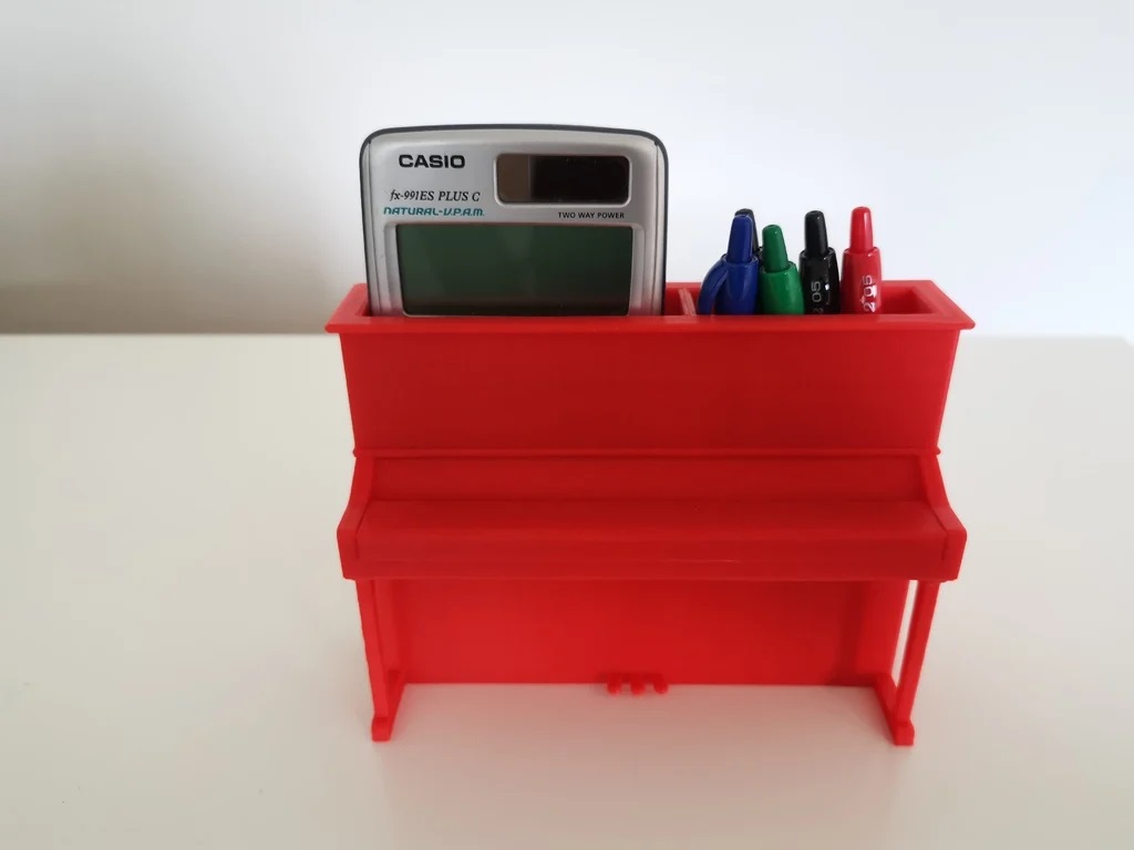 Piyano Masa Süsü Organizer PLA Baskı 01132 - Görsel 2