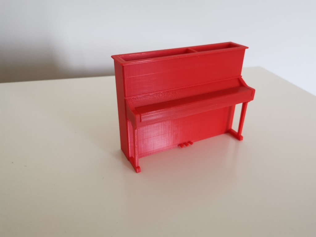 Piyano Masa Süsü Organizer PLA Baskı 01132 - Görsel 3