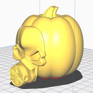 Maskeli Balkabağı PLA Baskı 01139