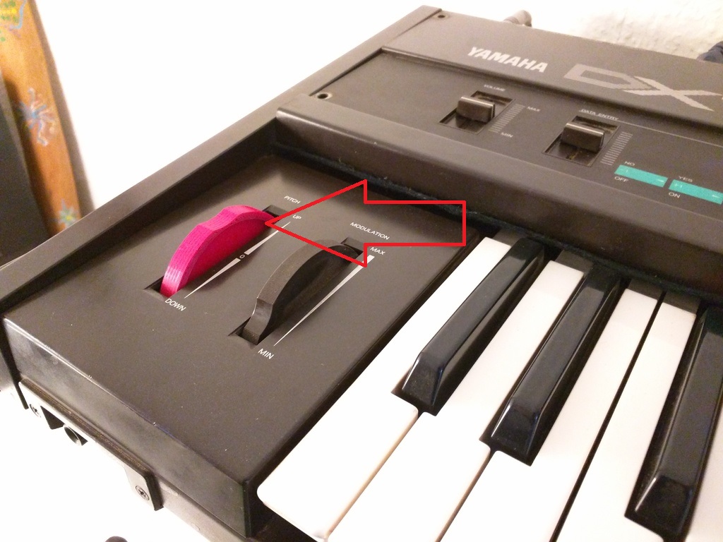 Yamaha DX7 Ayar Tekeri ABS Baskı 01142