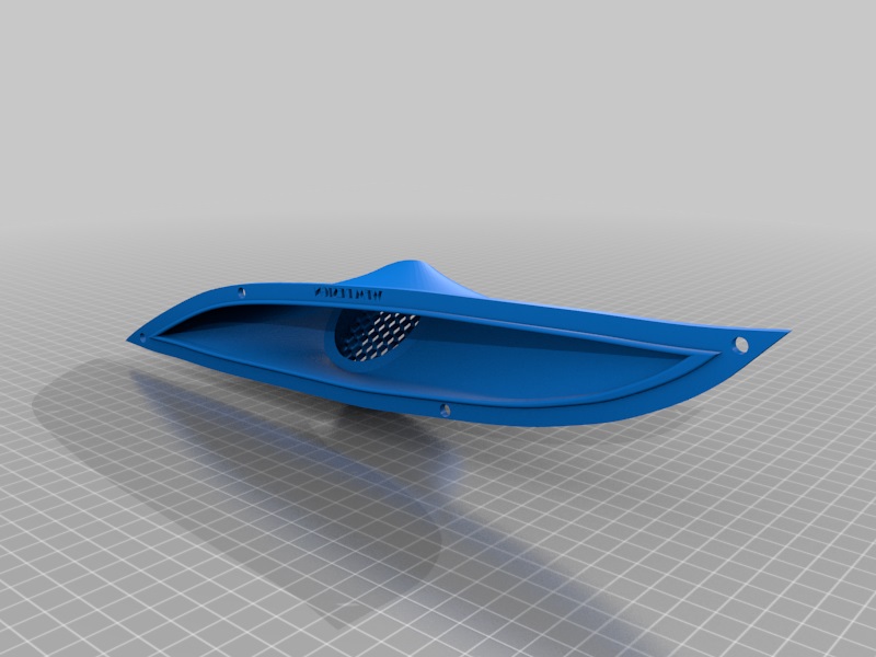 Renault Megane 3 RS Ön Tampon Soğutma Braketi ABS Baskı Sağ ve Sol 01150 - Görsel 2