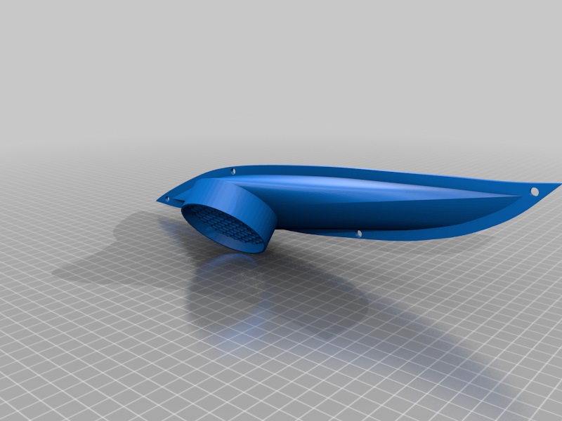 Renault Megane 3 RS Ön Tampon Soğutma Braketi ABS Baskı Sağ ve Sol 01150 - Görsel 3