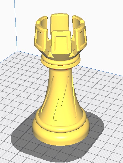 Satranç Kale Kalem Tutucu PLA Baskı 01156 - Görsel 2