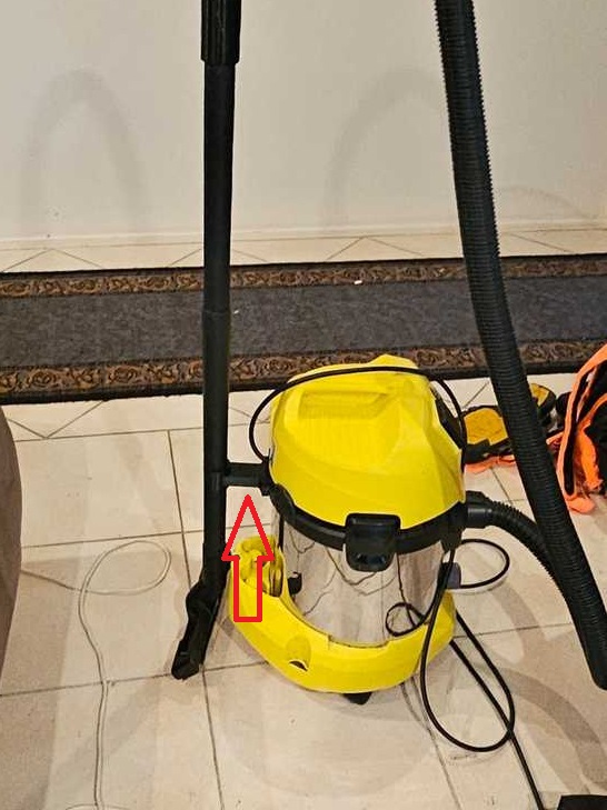 Karcher 3.5 Vakum Hortumu Montaj Braketi ABS Baskı 01168