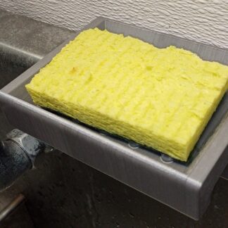 Klipsli Sabun Sünger Tutma Braketi PLA Baskı 01172