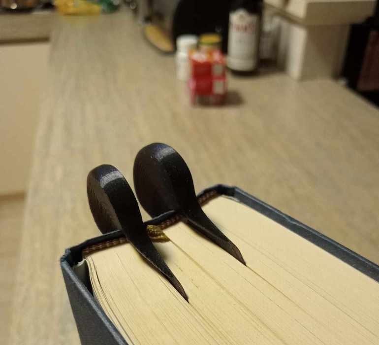 Kitap Ayırma Braketi ABS Baskı 4 Adet 01176