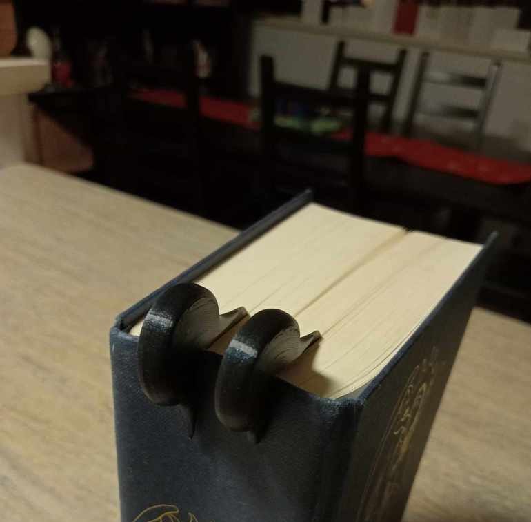 Kitap Ayırma Braketi ABS Baskı 4 Adet 01176 - Görsel 2