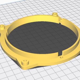 Audi A3 Hoparlör Braketi 4 delik 130mm ABS Baskı 01180
