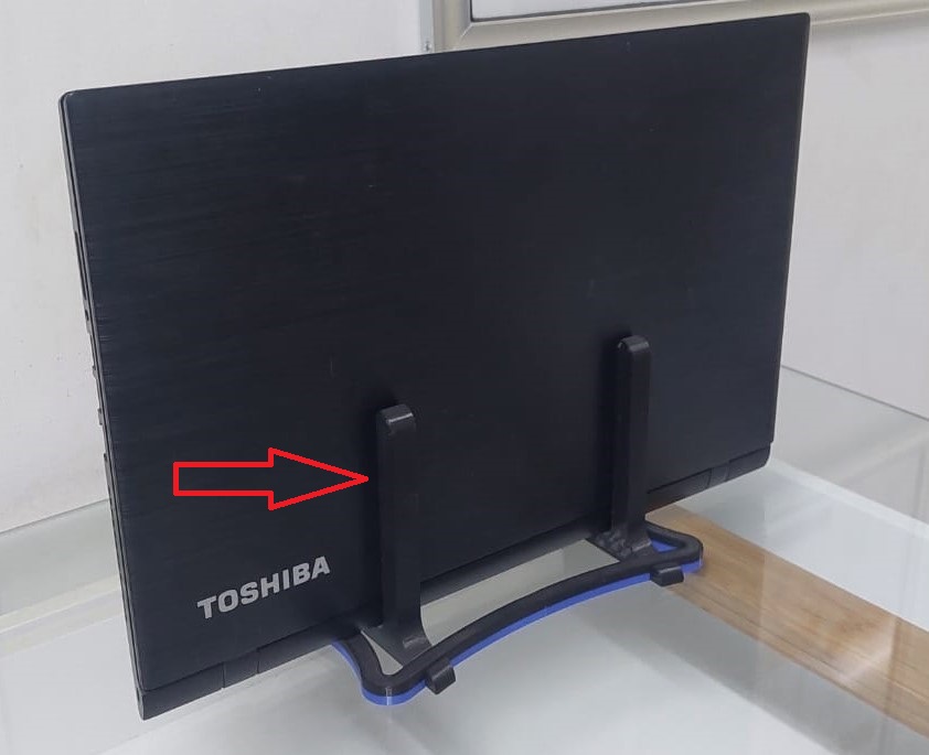 Laptop Dikey Stand ABS Baskı 01187